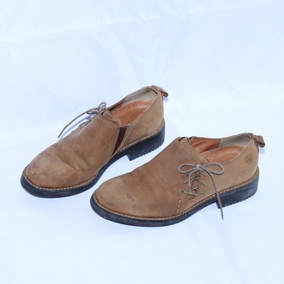 Ariat Shoes - Ariat Wicklow Brown Suede Leather Ankle Booties 59426 Women's 7 B